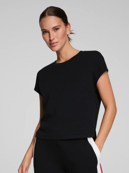 SPANX Tops - Spanx AirEssentials Cap Sleeve Tee in Black